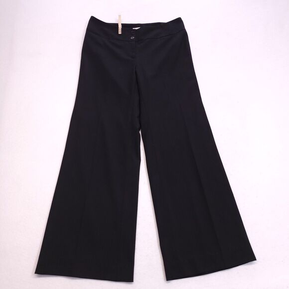 Calvin Klein Casual Button Up Dark Wash Pants Womens Size 4 Black - Picture 2 of 10